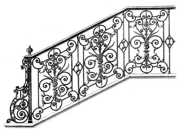 Кованые перила ПК-43