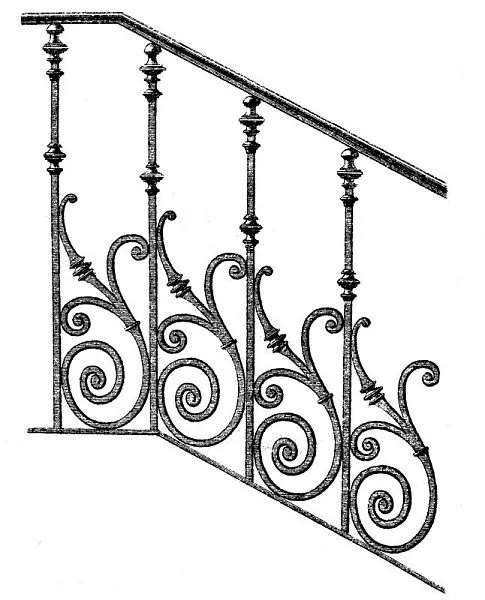 Кованые перила ПК-45