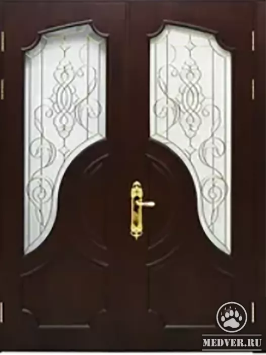Деревянная тамбурная дверь-43